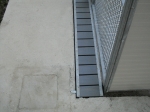  pedana in PVC  di sicureza per copertura canale raccolta acque lavaggio zona giorno del box cani